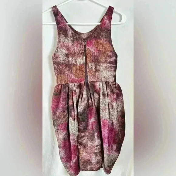 Alice + Olivia Marie Tulip Dress Purple Metallic - Picture 7 of 11